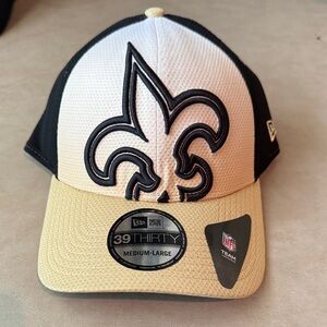 New Era Black and Tan Saints NFL Cap